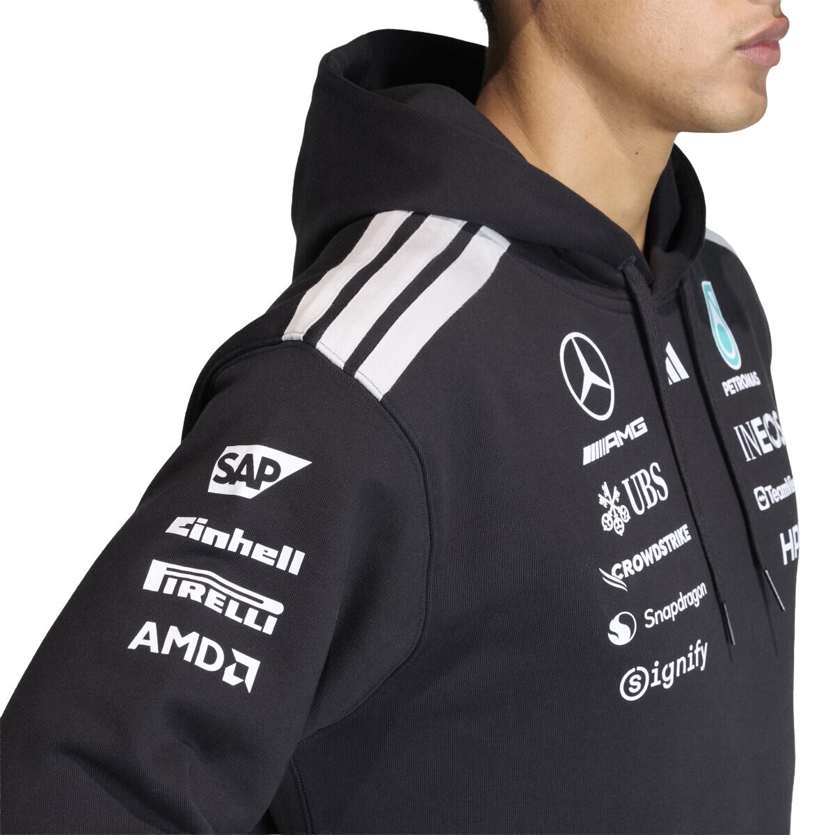 Sweatshirt de Homem Mercedes F1 2026 Preto-4
