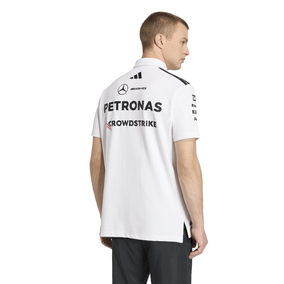 POLO de Homem Mercedes F1 2026 Branco-2