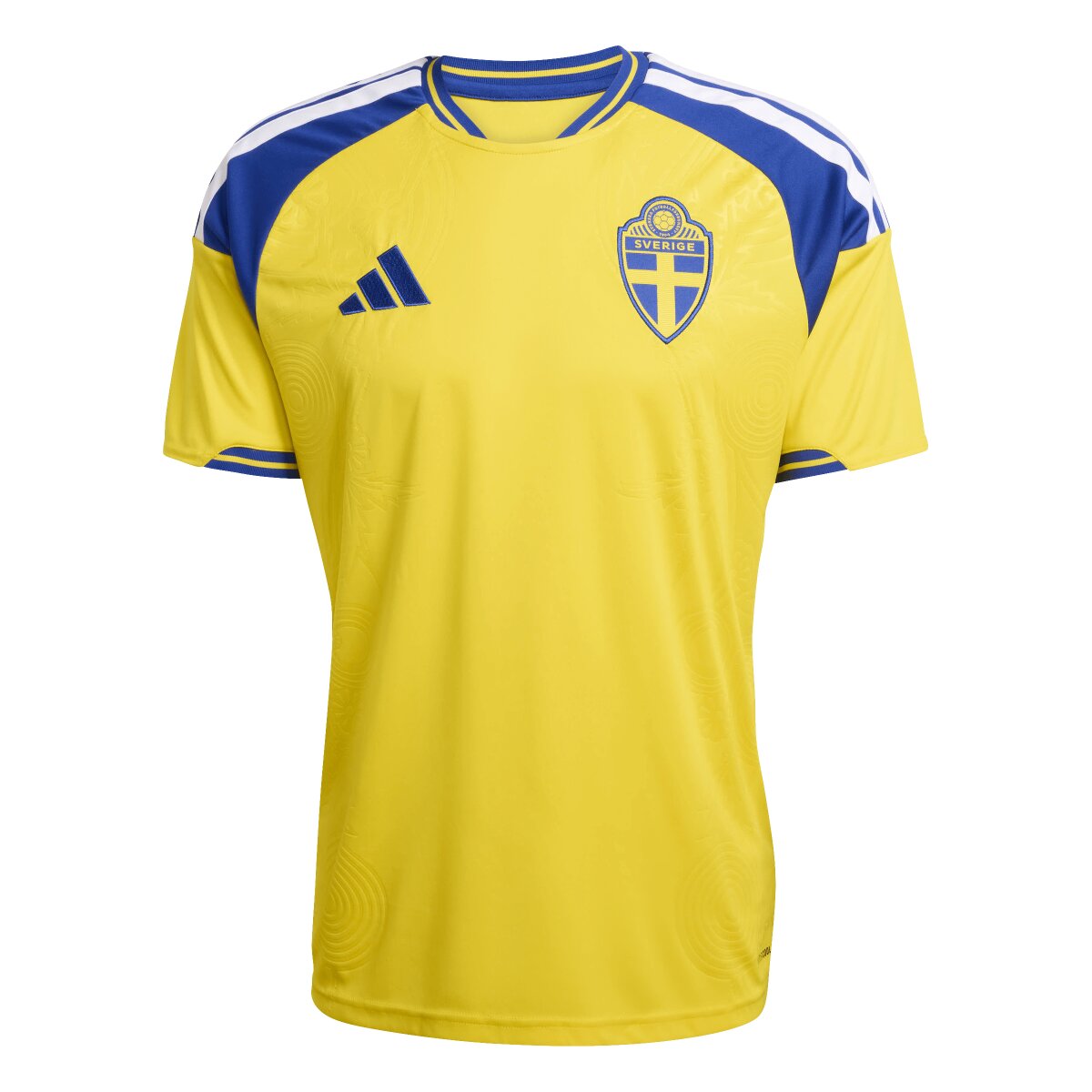 T-shirt de Homem 1.º Equipamento Suécia Mundial 2026 Amarelo / Azul-6
