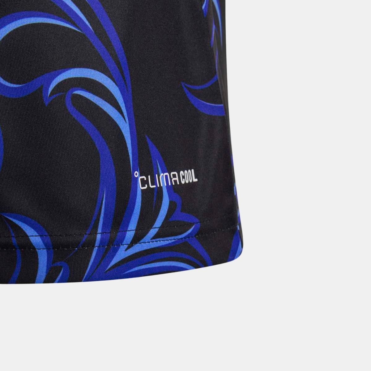 T-shirt de Criança 2.º Equipamento Argentina Mundial 2026 Messi Originals Preto / Azul-2