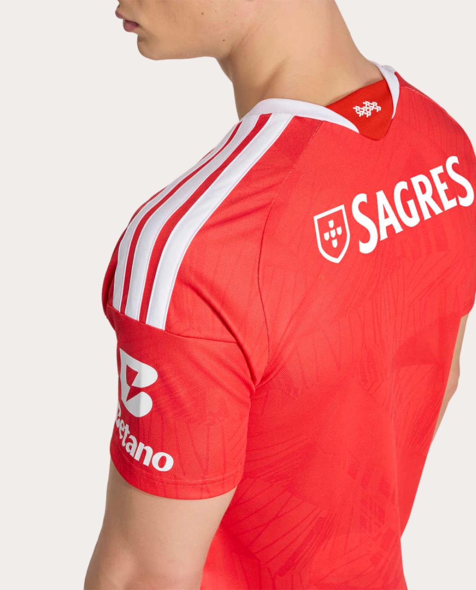 T-shirt de Homem 1.º Equipamento Sl Benfica 2026/2027 Branco-4