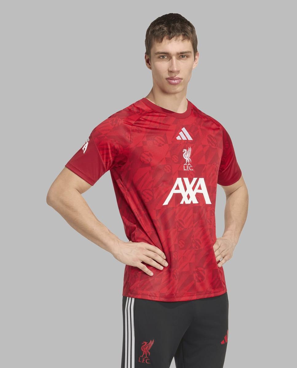 T-shirt de Homem Prematch Liverpool Fc 2026/2027 Vermelho-1