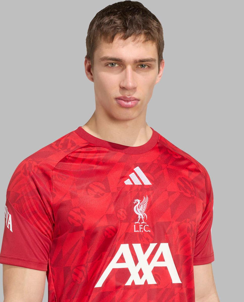 T-shirt de Homem Prematch Liverpool Fc 2026/2027 Vermelho-5
