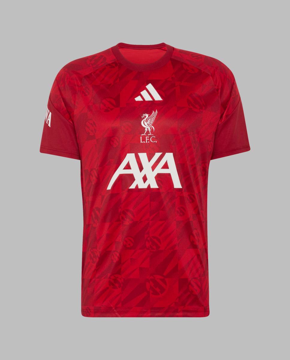 T-shirt de Homem Prematch Liverpool Fc 2026/2027 Vermelho-7