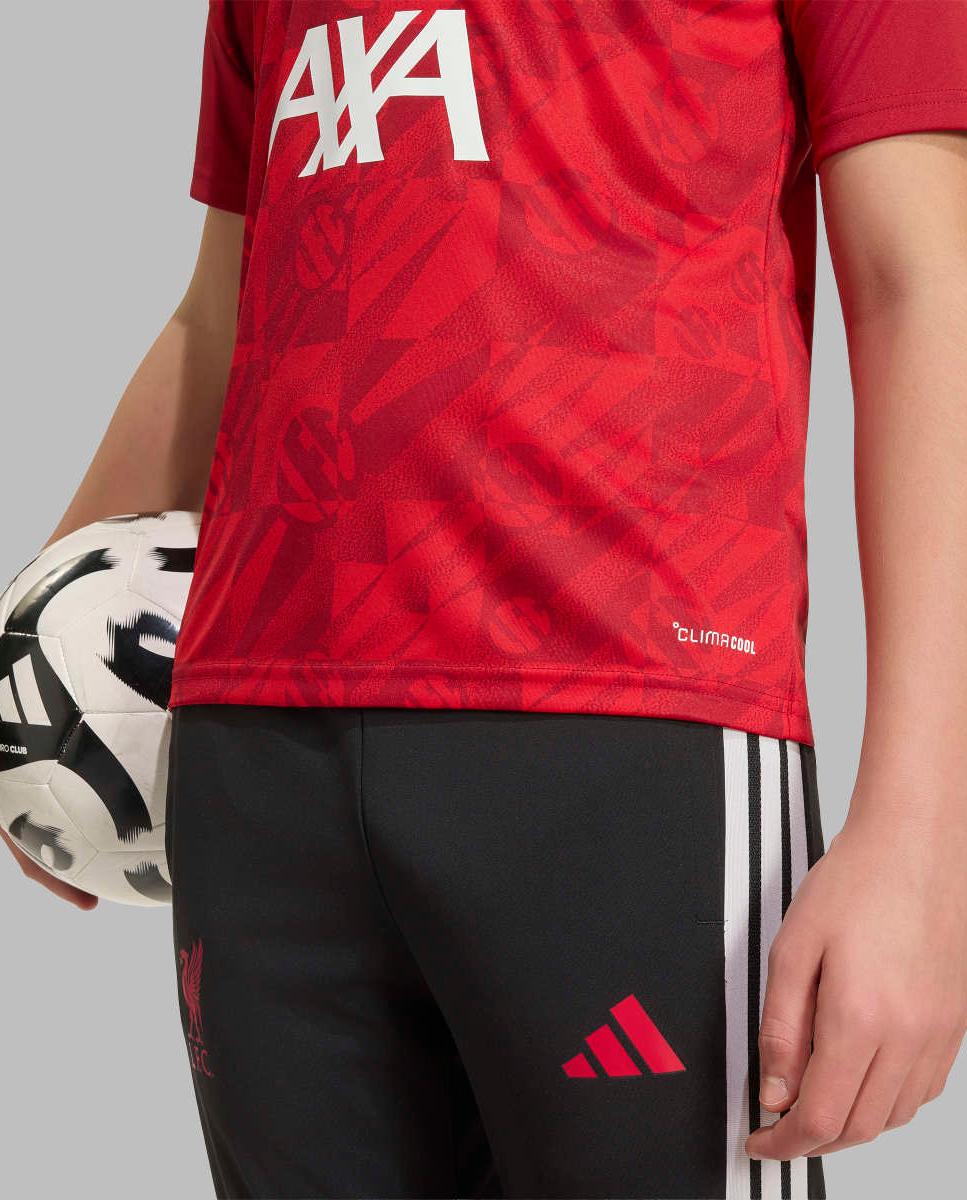 T-shirt de Menino Prematch Liverpool Fc 2026/2027 Vermelho-5