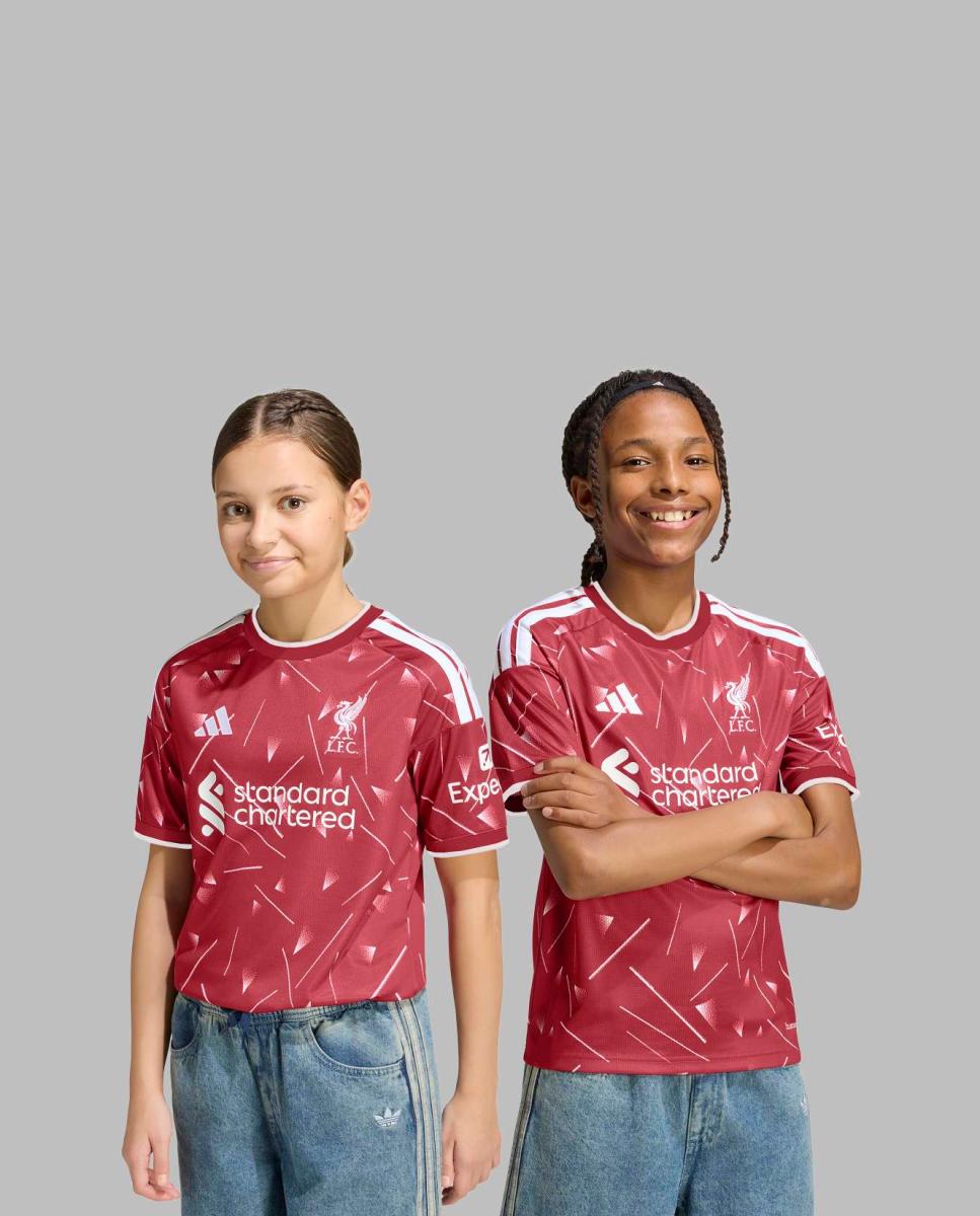 T-shirt de Menino 1.º Equipamento Liverpool Fc 2026/2027 Vermelho-7