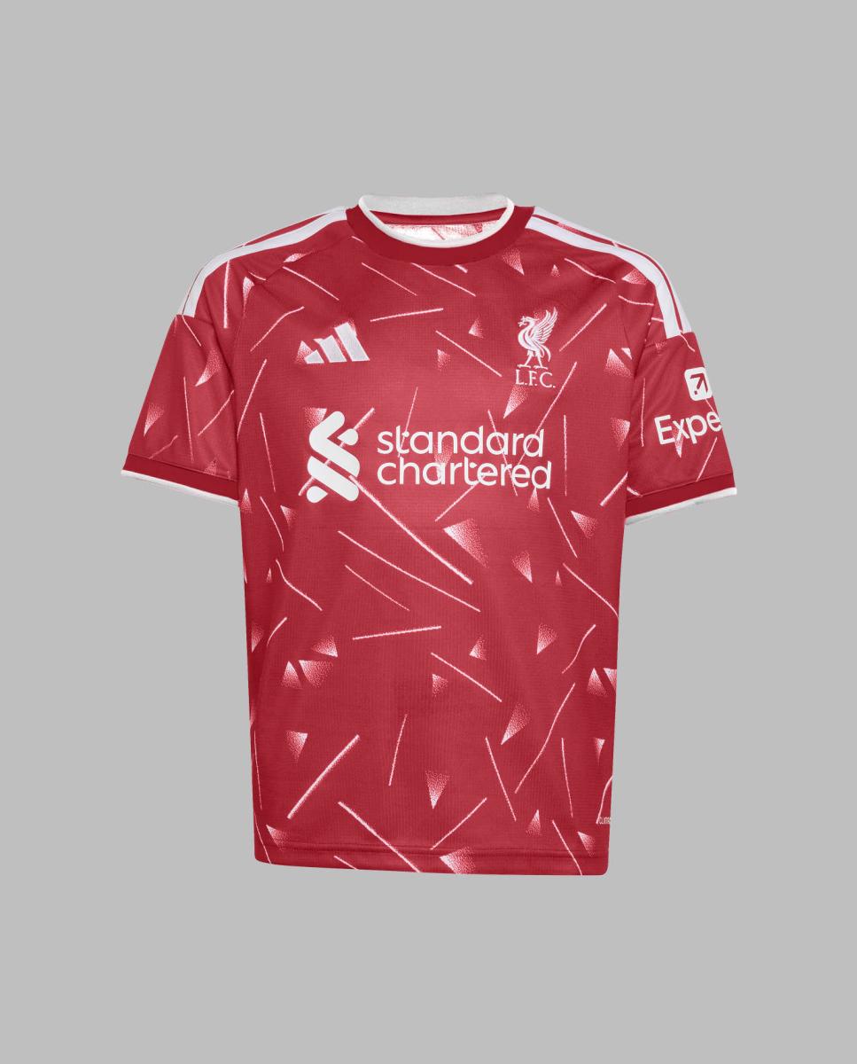 T-shirt de Menino 1.º Equipamento Liverpool Fc 2026/2027 Vermelho-8