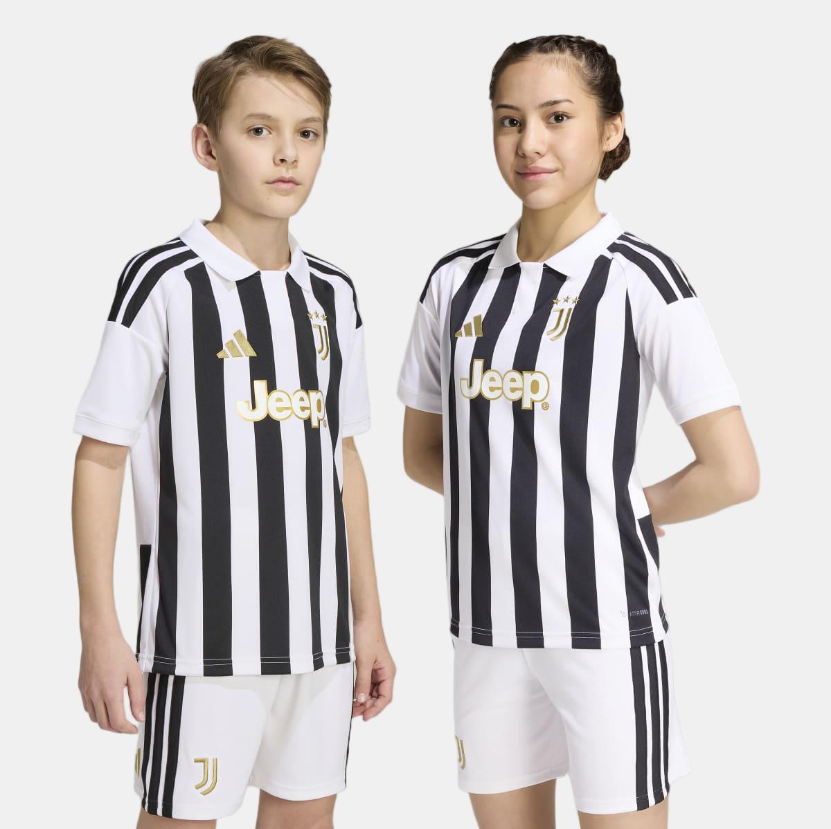 T-shirt de Menino 1.º Equipamento Juventus FC 2026/2027 Branco / Preto-3