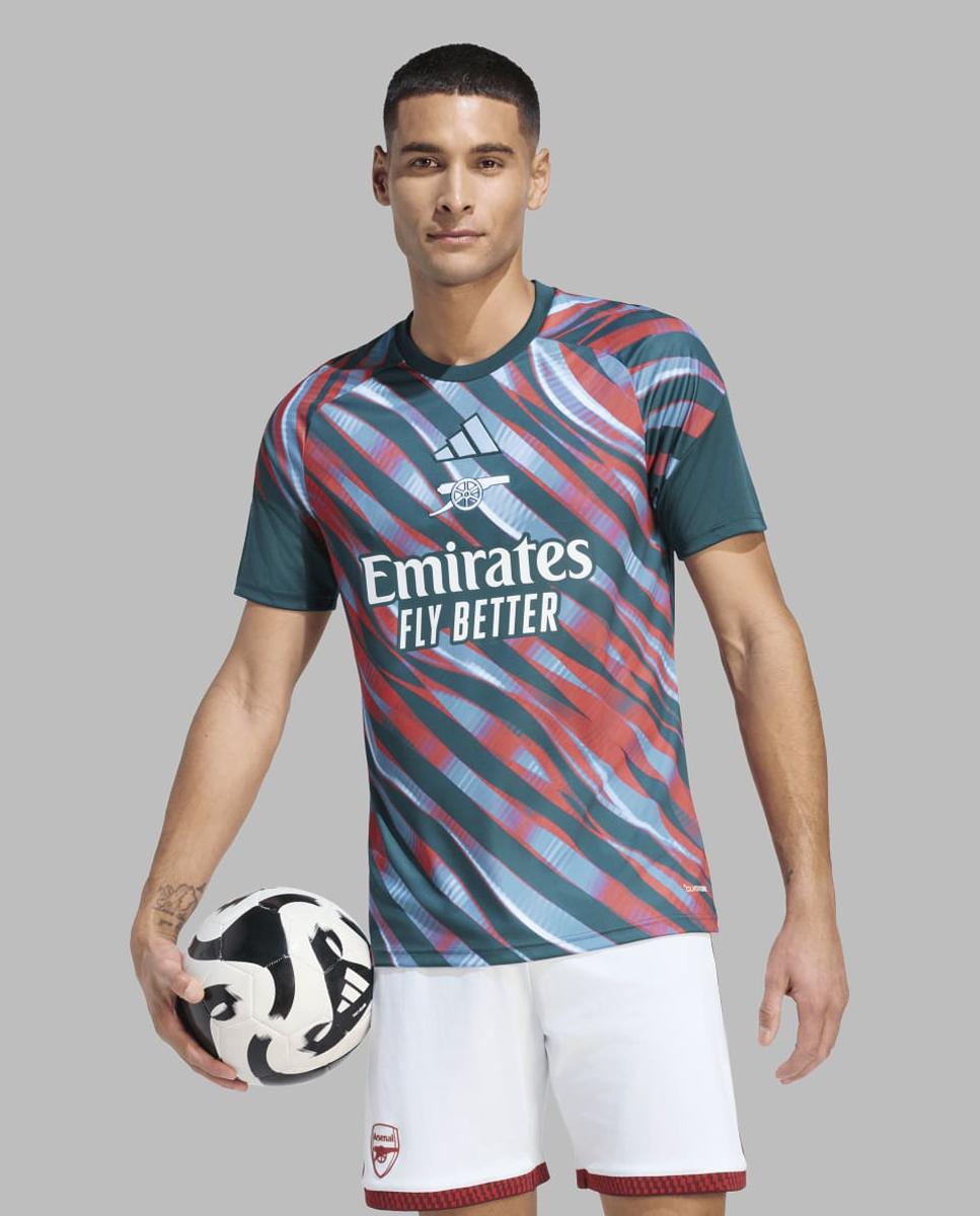 T-shirt de Homem Arsenal FC 2026-2027 Prematch Verde-1