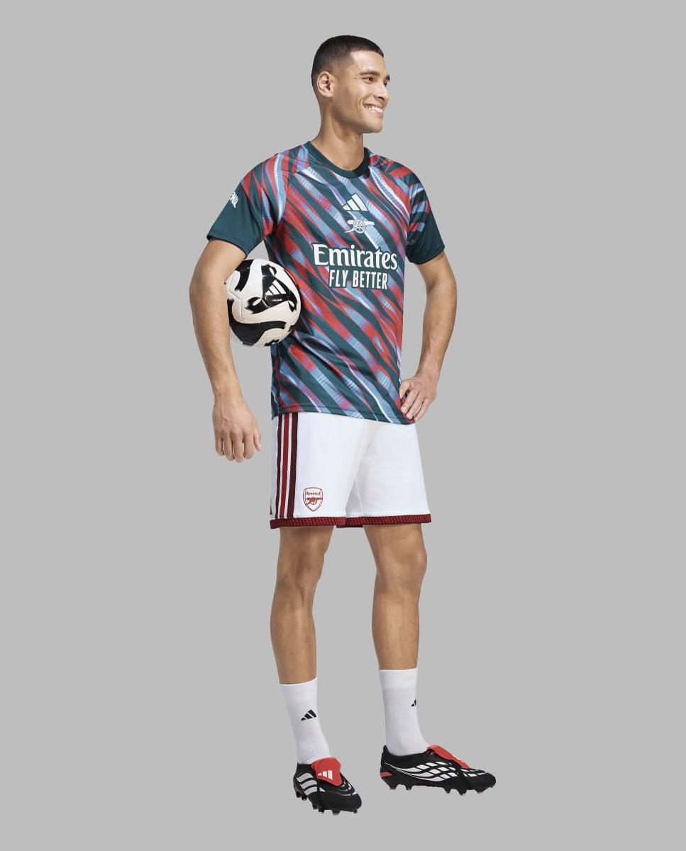 T-shirt de Homem Arsenal FC 2026-2027 Prematch Verde-3