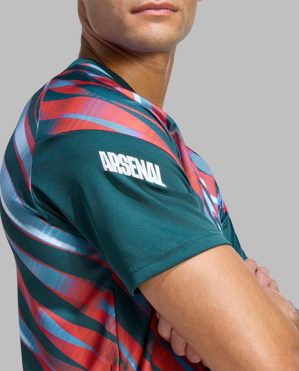 T-shirt de Homem Arsenal FC 2026-2027 Prematch Verde-4