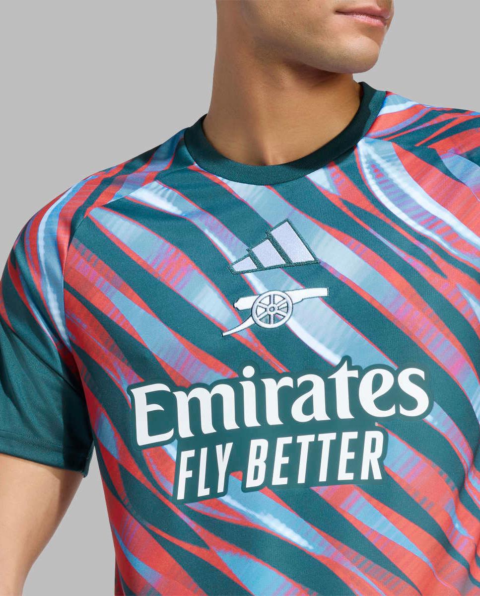 T-shirt de Homem Arsenal FC 2026-2027 Prematch Verde-5
