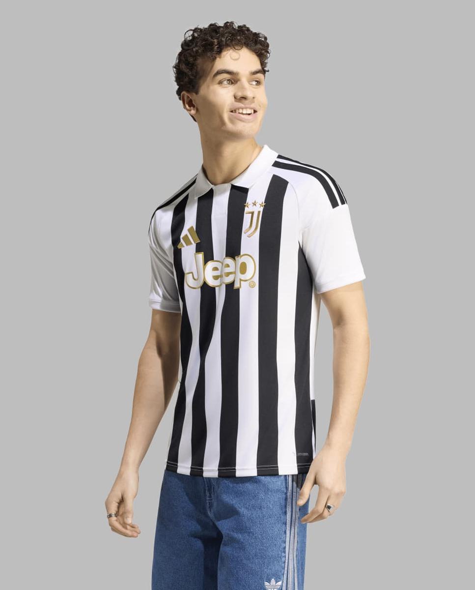 T-shirt de Homem 1.º Equipamento Juventus Fc 2026/2027 Branco / Preto-1