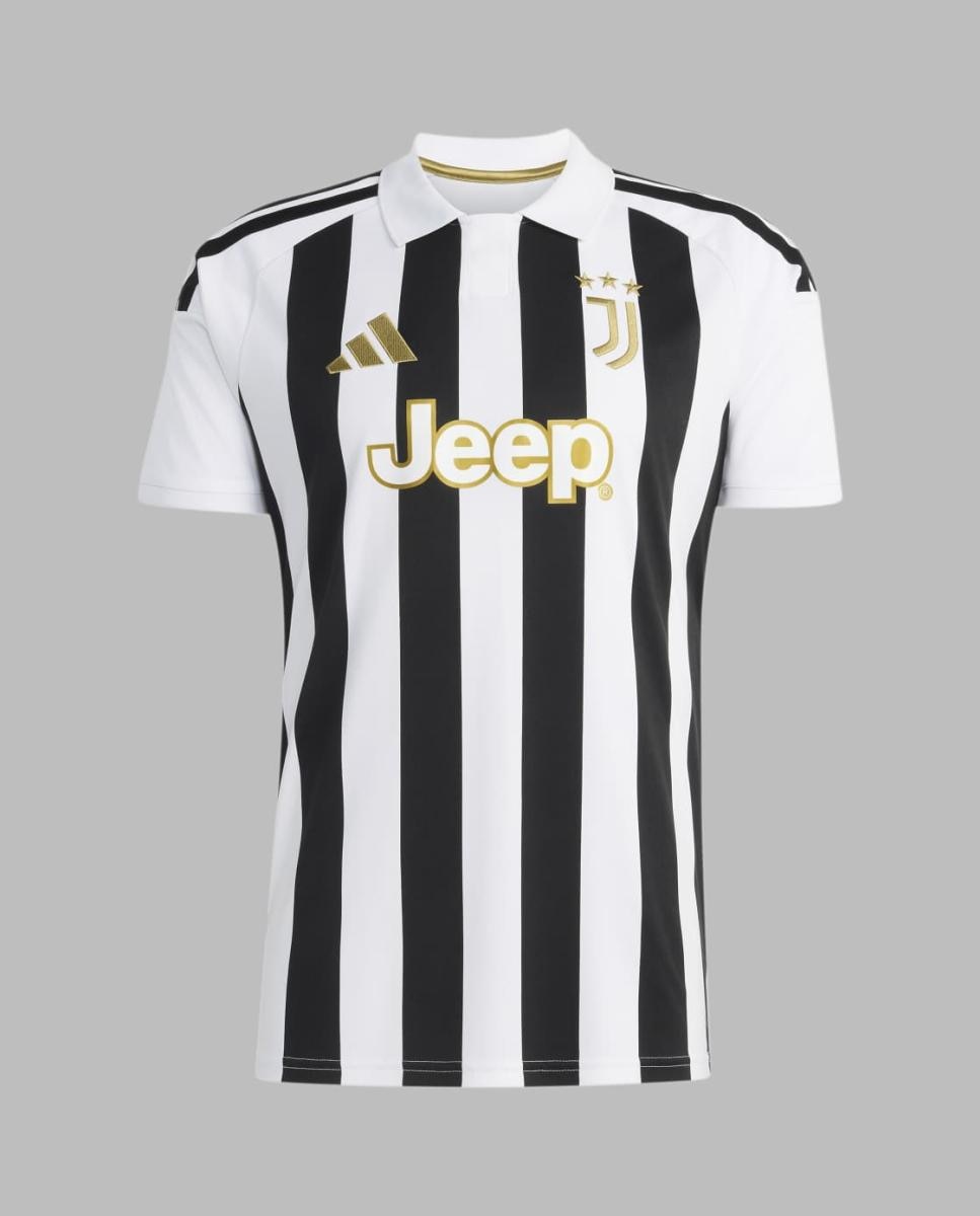 T-shirt de Homem 1.º Equipamento Juventus Fc 2026/2027 Branco / Preto-6