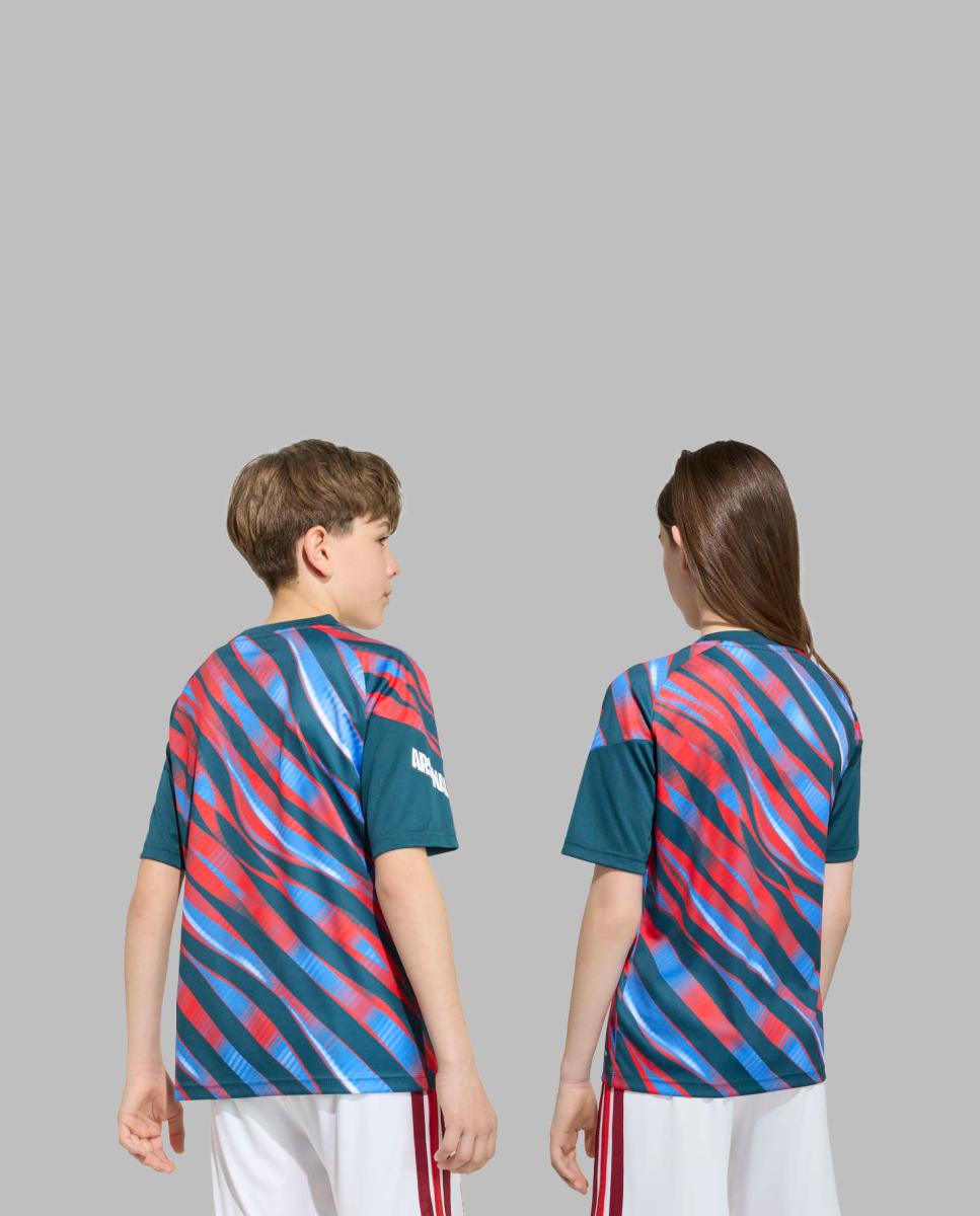 T-shirt de Menino Prematch Arsenal Fc 2026/2027 Verde-2