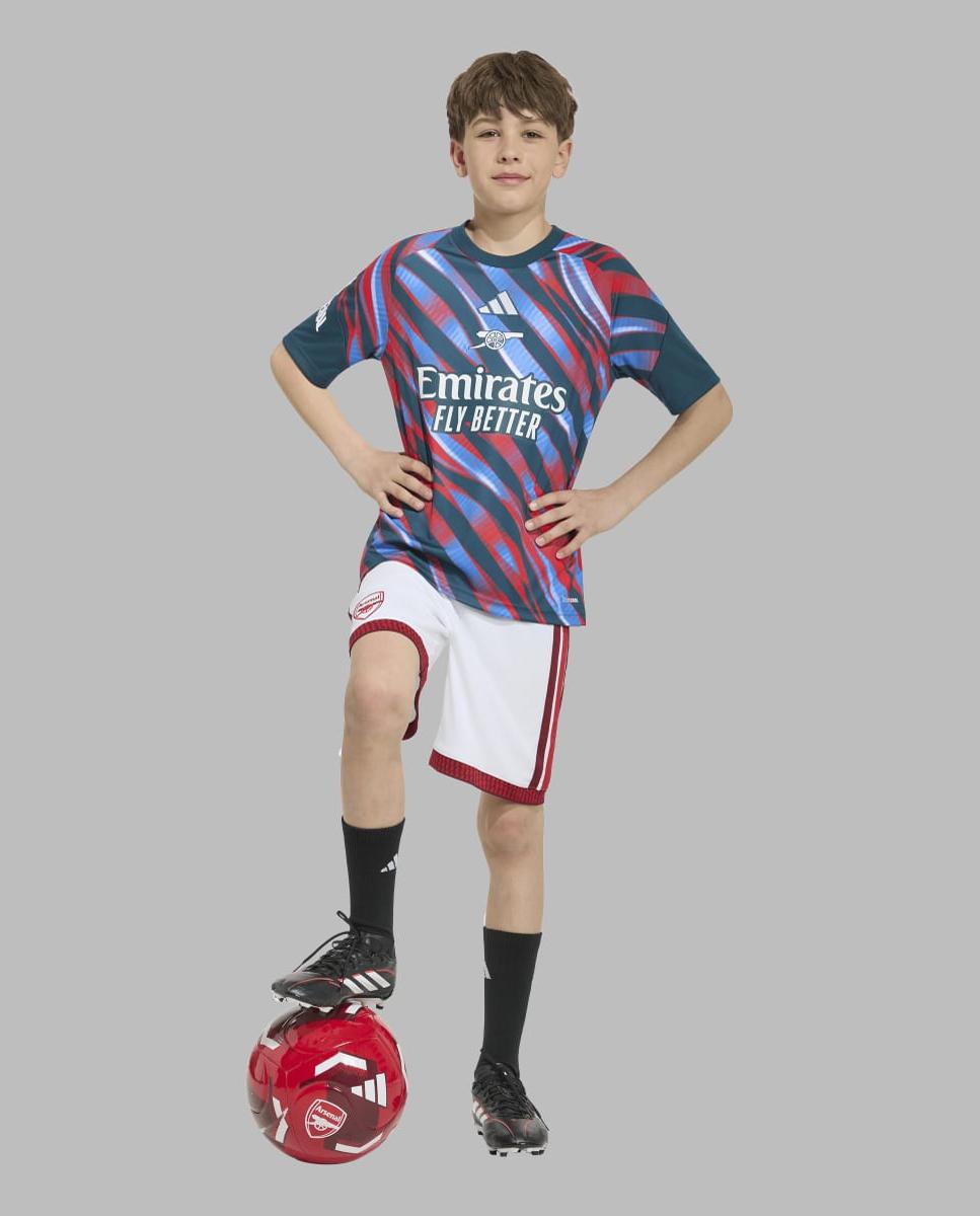 T-shirt de Menino Prematch Arsenal Fc 2026/2027 Verde-3