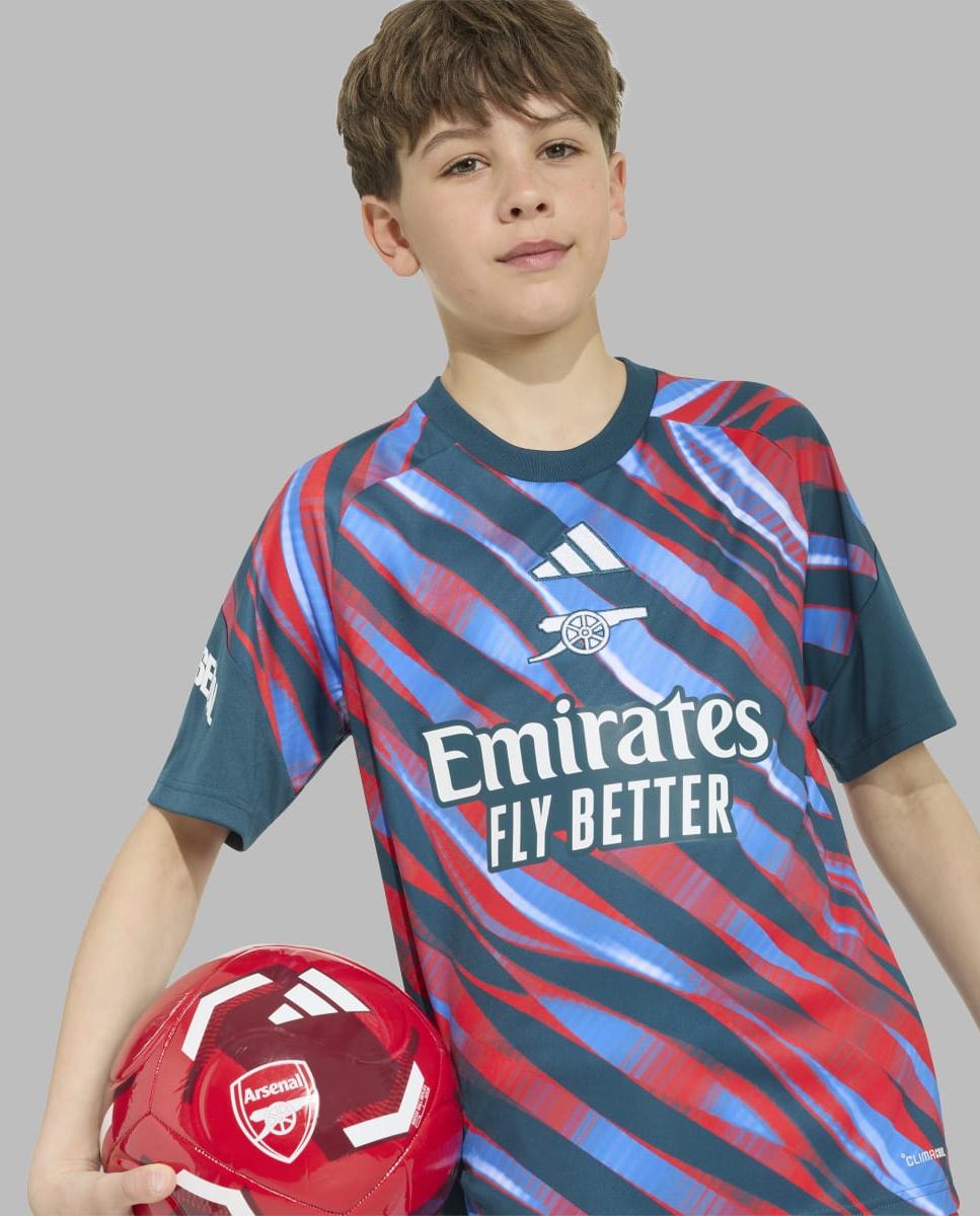 T-shirt de Menino Prematch Arsenal Fc 2026/2027 Verde-5