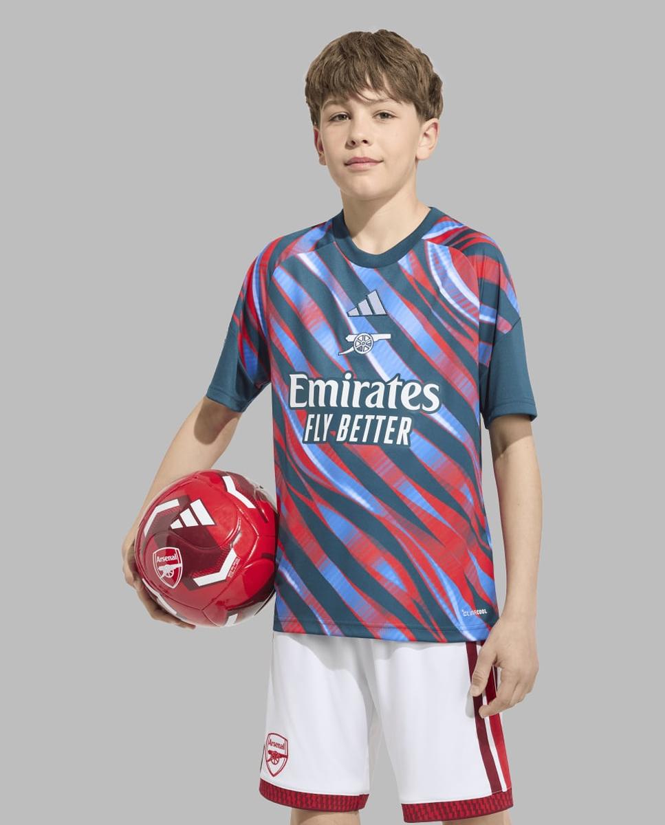 T-shirt de Menino Prematch Arsenal Fc 2026/2027 Verde-6