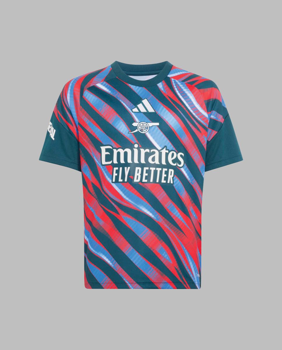 T-shirt de Menino Prematch Arsenal Fc 2026/2027 Verde-8