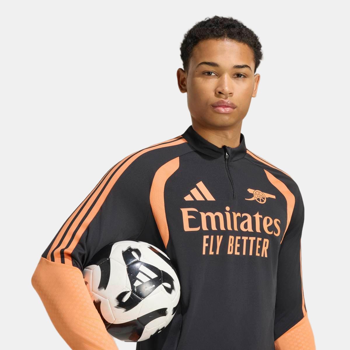 Sweatshirt Zip de Treino de Homem Arsenal Fc 2026/2027 Preto-4