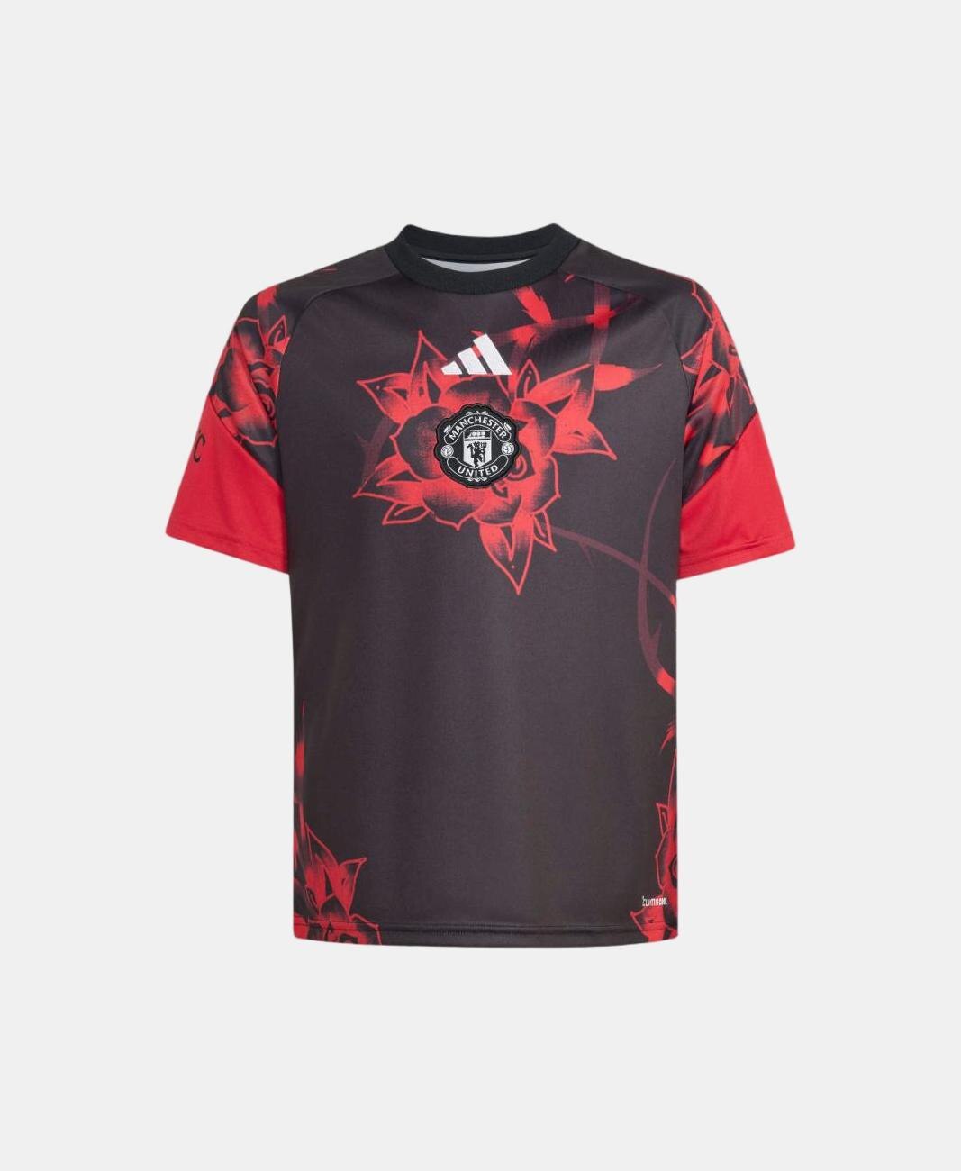 T-shirt de Menino Prematch Manchester United Fc 2026/2027 Vermelho / Preto-6