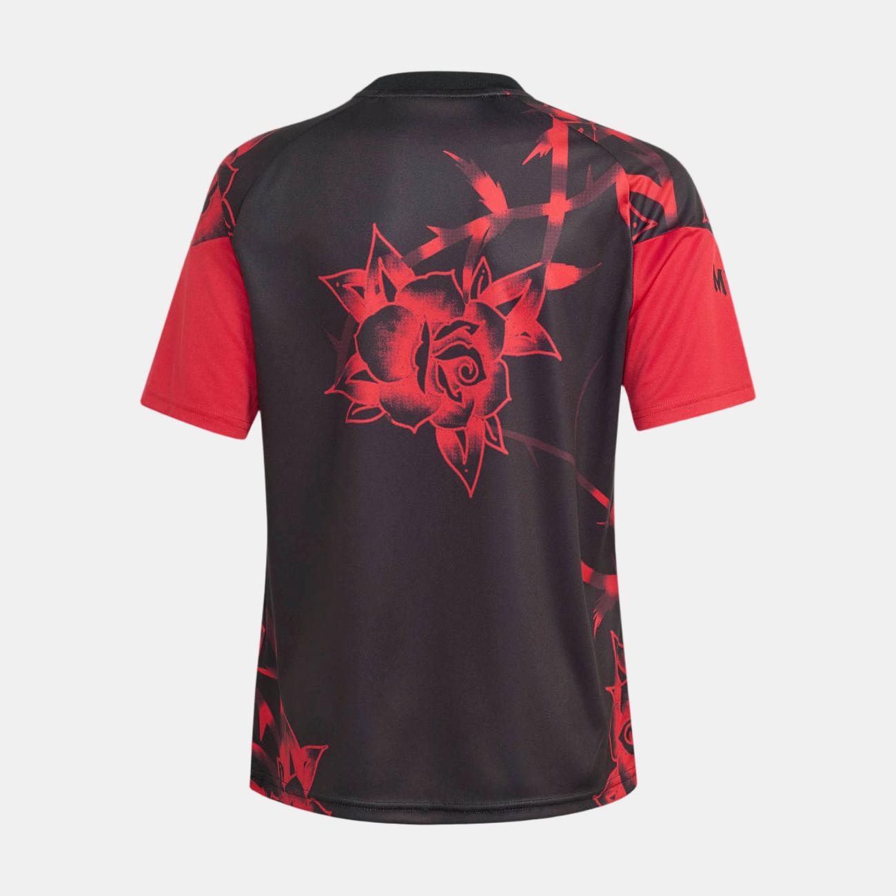 T-shirt de Menino Prematch Manchester United Fc 2026/2027 Vermelho / Preto-8