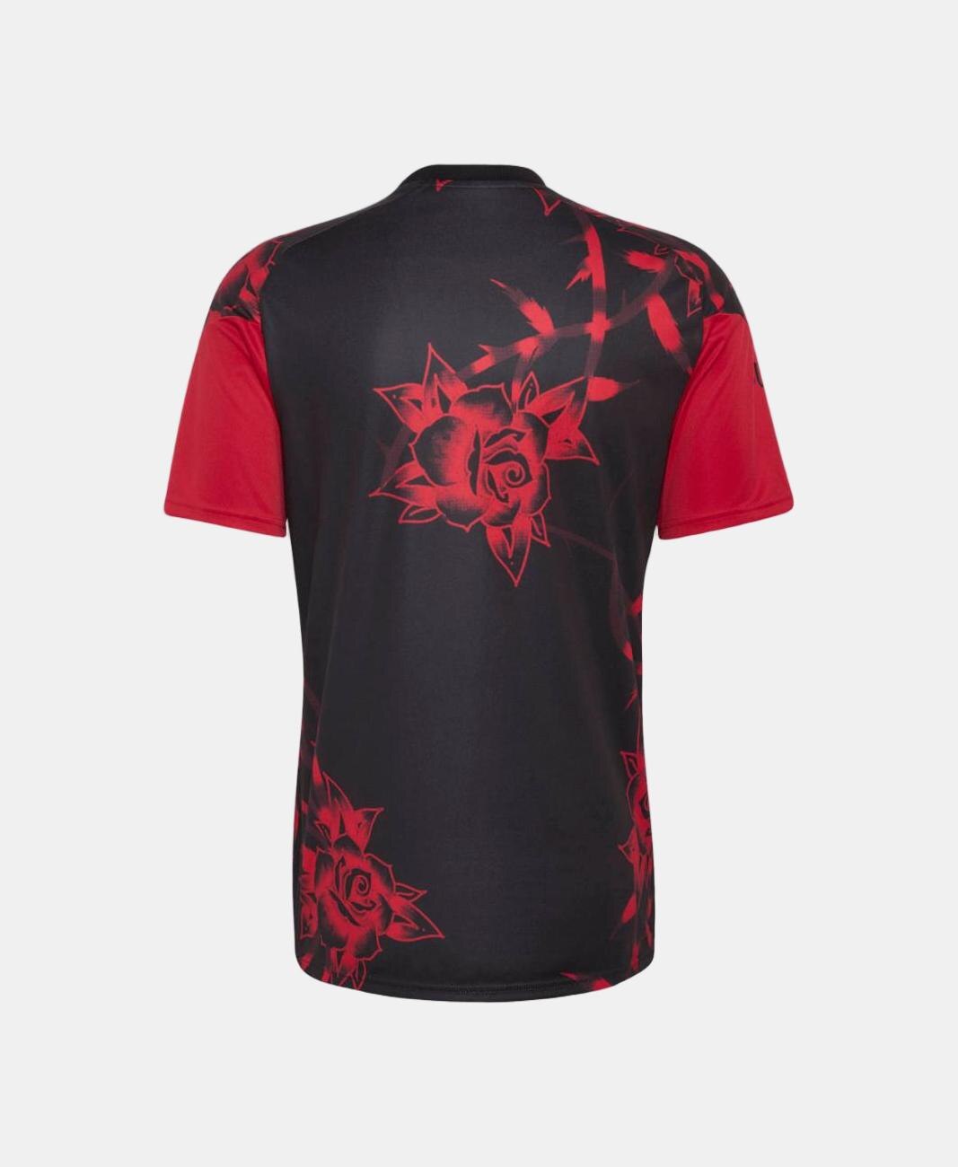 T-shirt de Homem Prematch Manchester United Fc 2026/2027 Vermelho / Preto-8