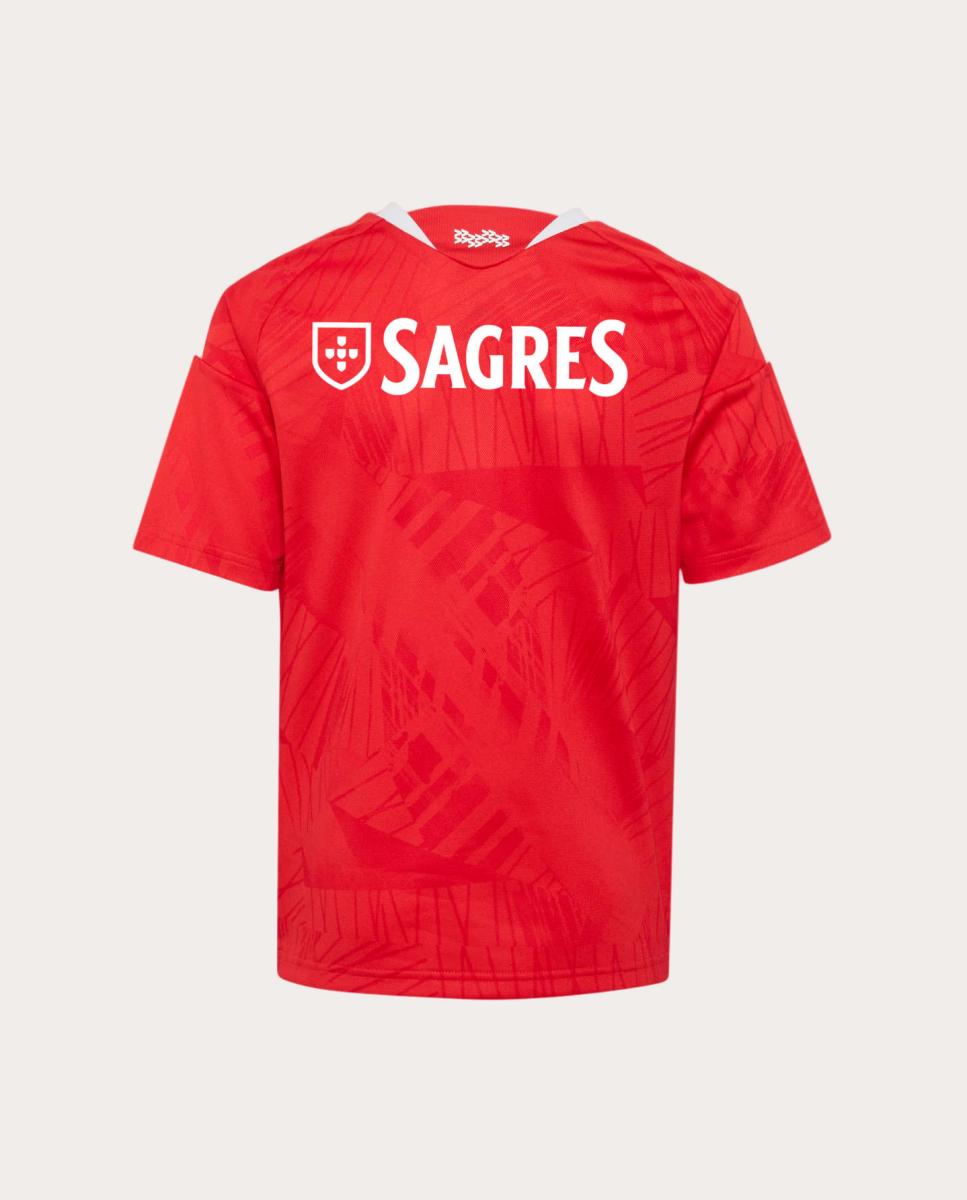 T-shirt de Menino 1.º Equipamento Sl Benfica 2026/2027 Vermelho-2