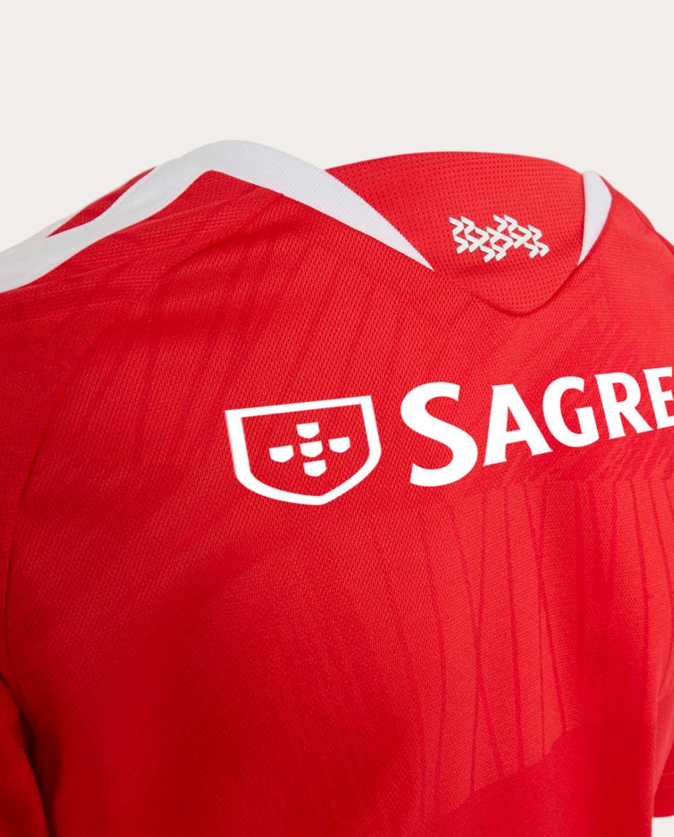 T-shirt de Menino 1.º Equipamento Sl Benfica 2026/2027 Vermelho-5