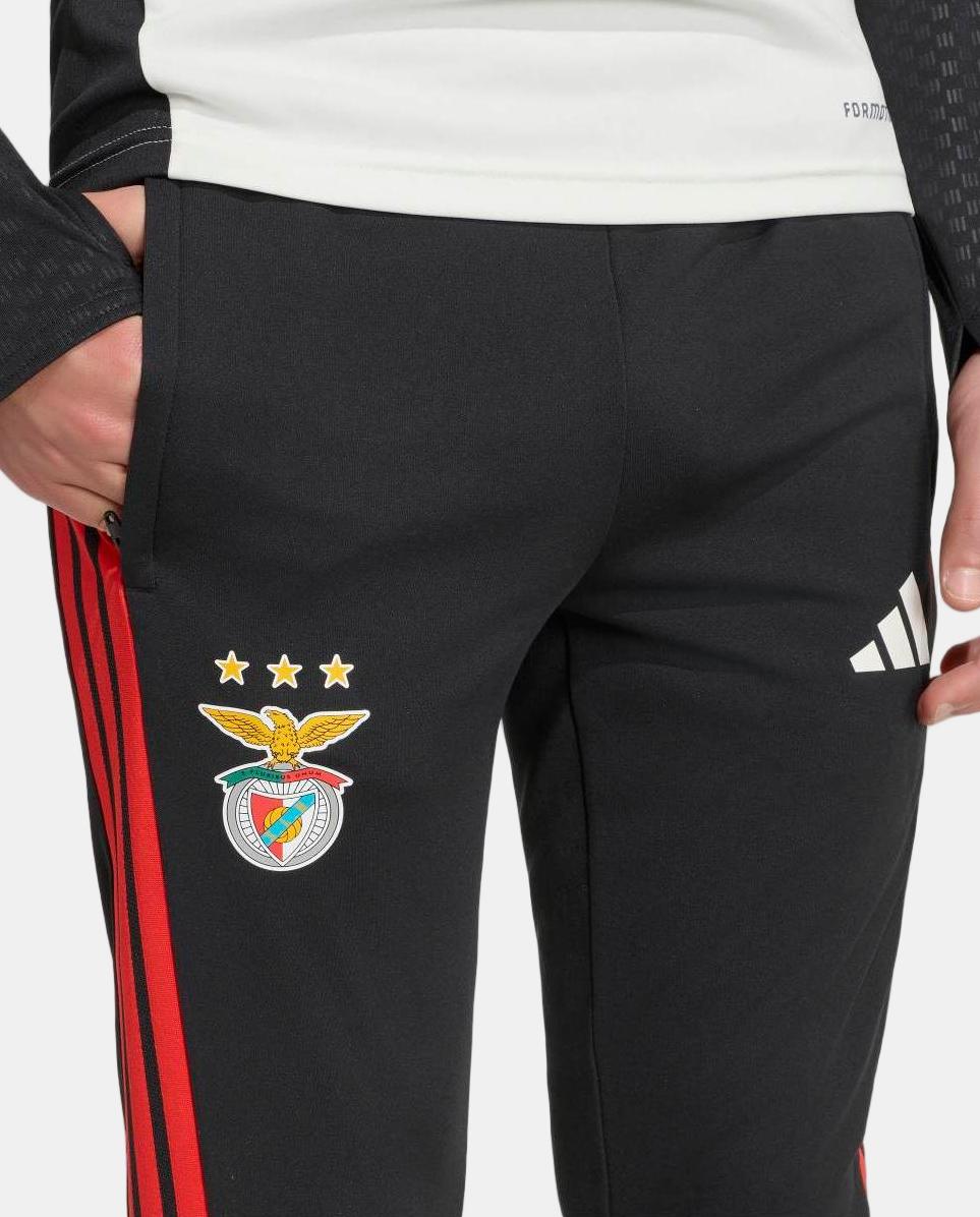 Calças de Treino de Menino Sl Benfica 2026/2027 Preto / Vermelho-4