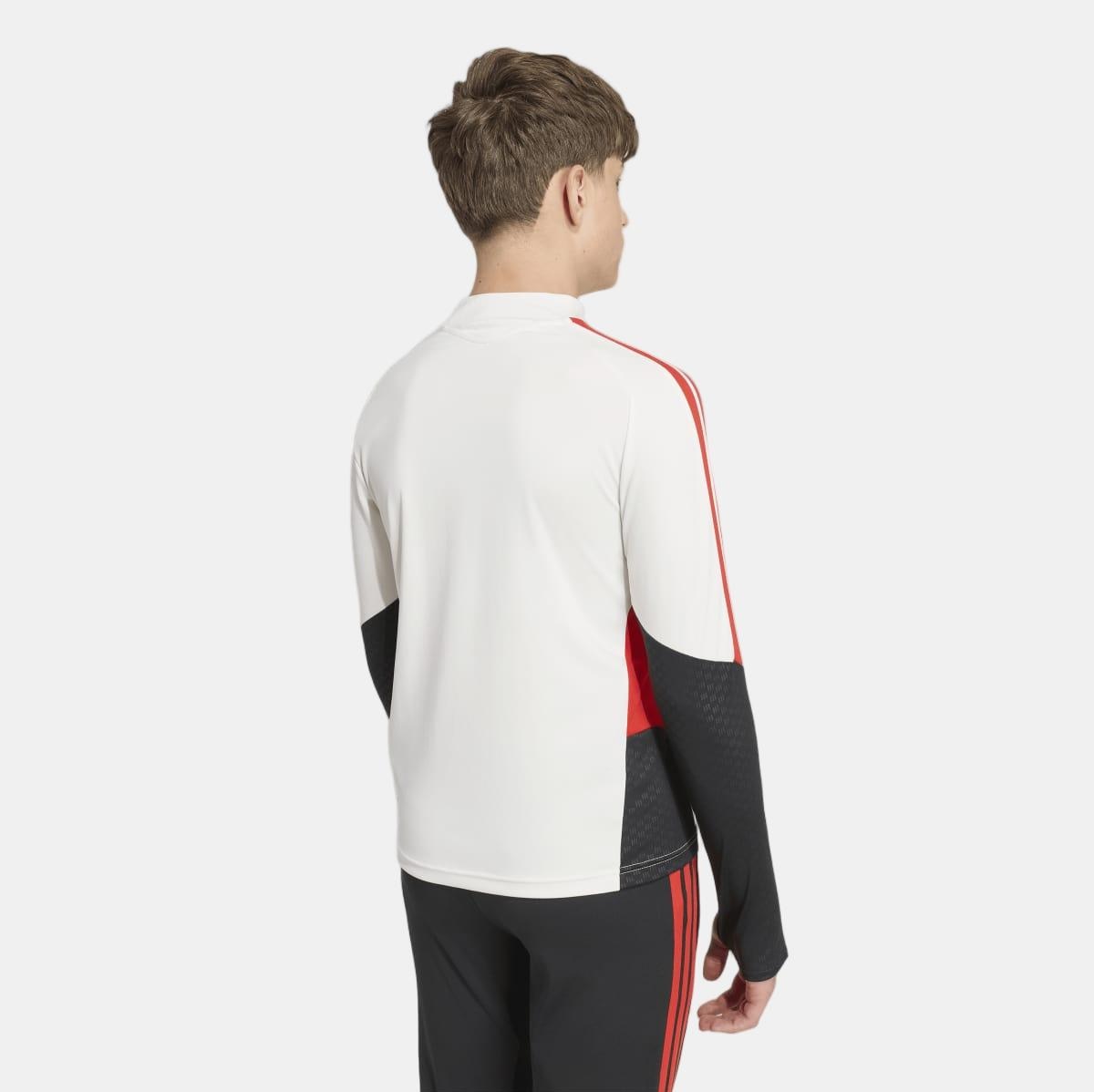 Sweatshirt Zip de Treino de Menino Sl Benfica 2026/2027 Branco / Vermelho-2