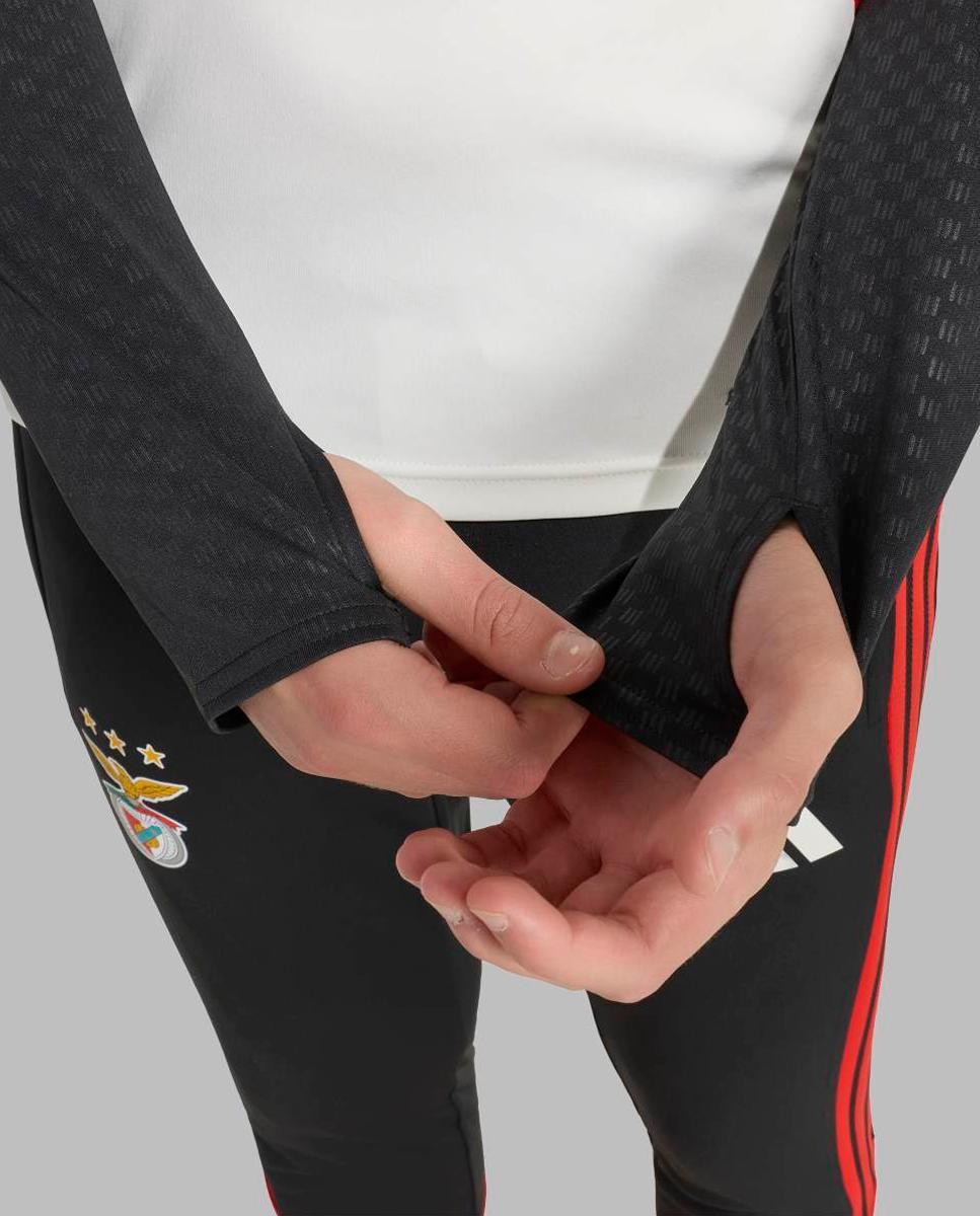 Sweatshirt Zip de Treino de Menino Sl Benfica 2026/2027 Branco / Vermelho-5