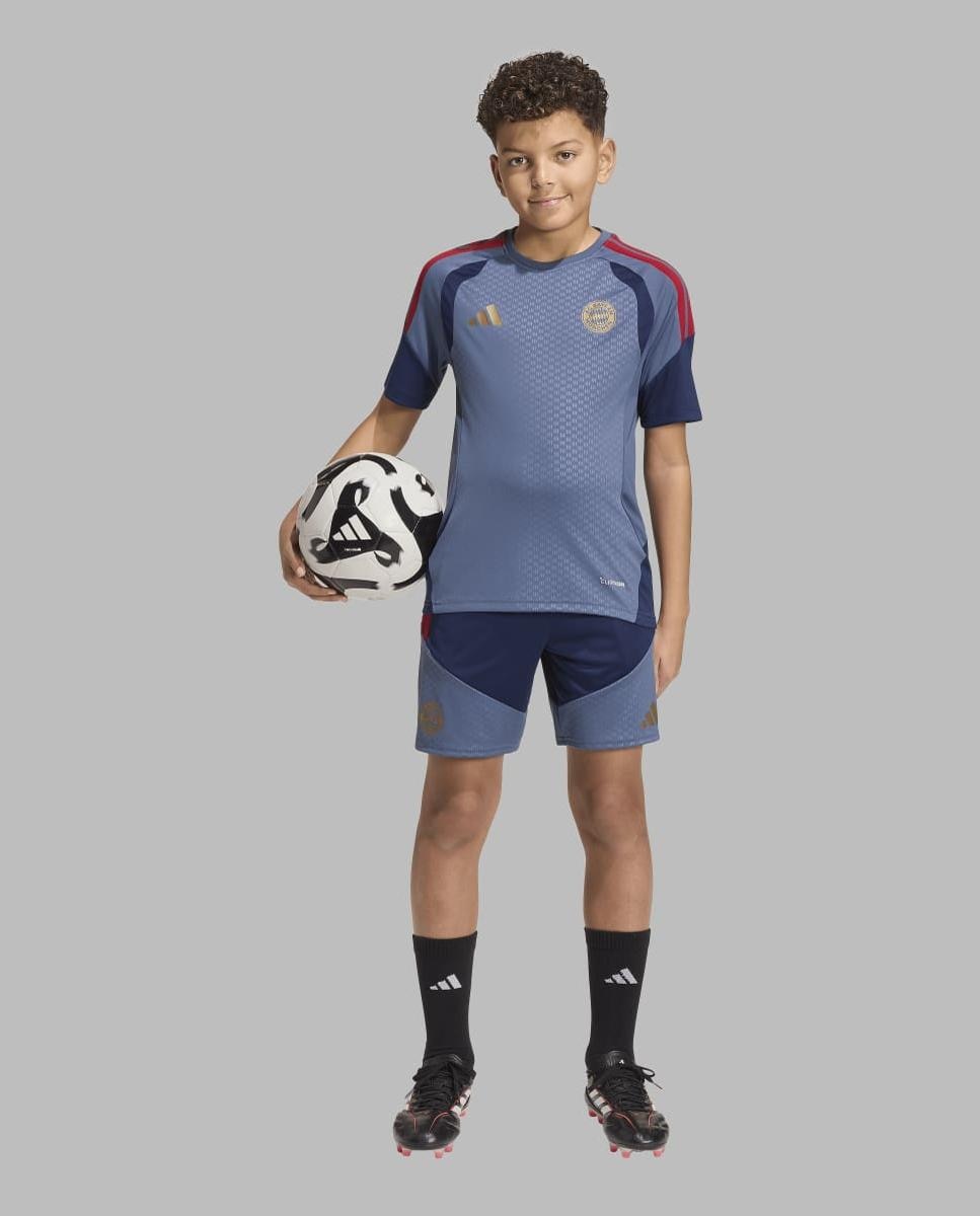 T-shirt de Criança FC Bayern Munich 2026-2027 Treino Azul-marinho-3