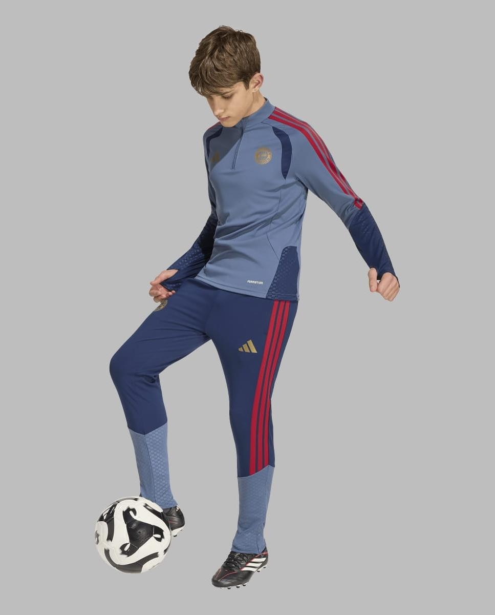 Sweatshirt de Criança FC Bayern Munich 2026-2027 Zip Treino Azul-marinho-3