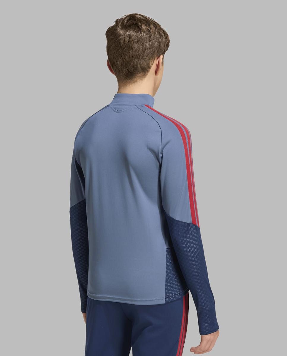 Sweatshirt de Criança FC Bayern Munich 2026-2027 Zip Treino Azul-marinho-6