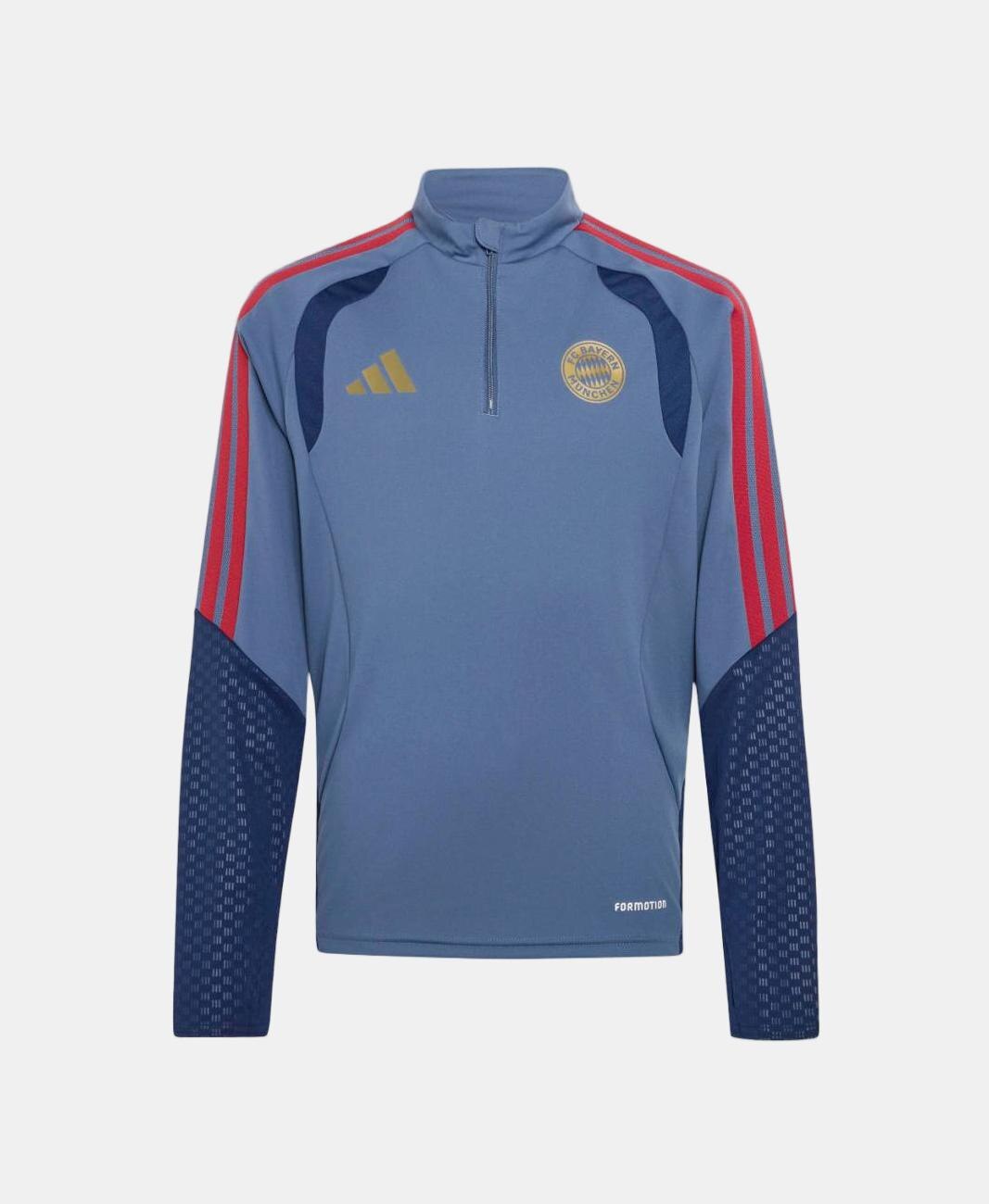 Sweatshirt de Criança FC Bayern Munich 2026-2027 Zip Treino Azul-marinho-7