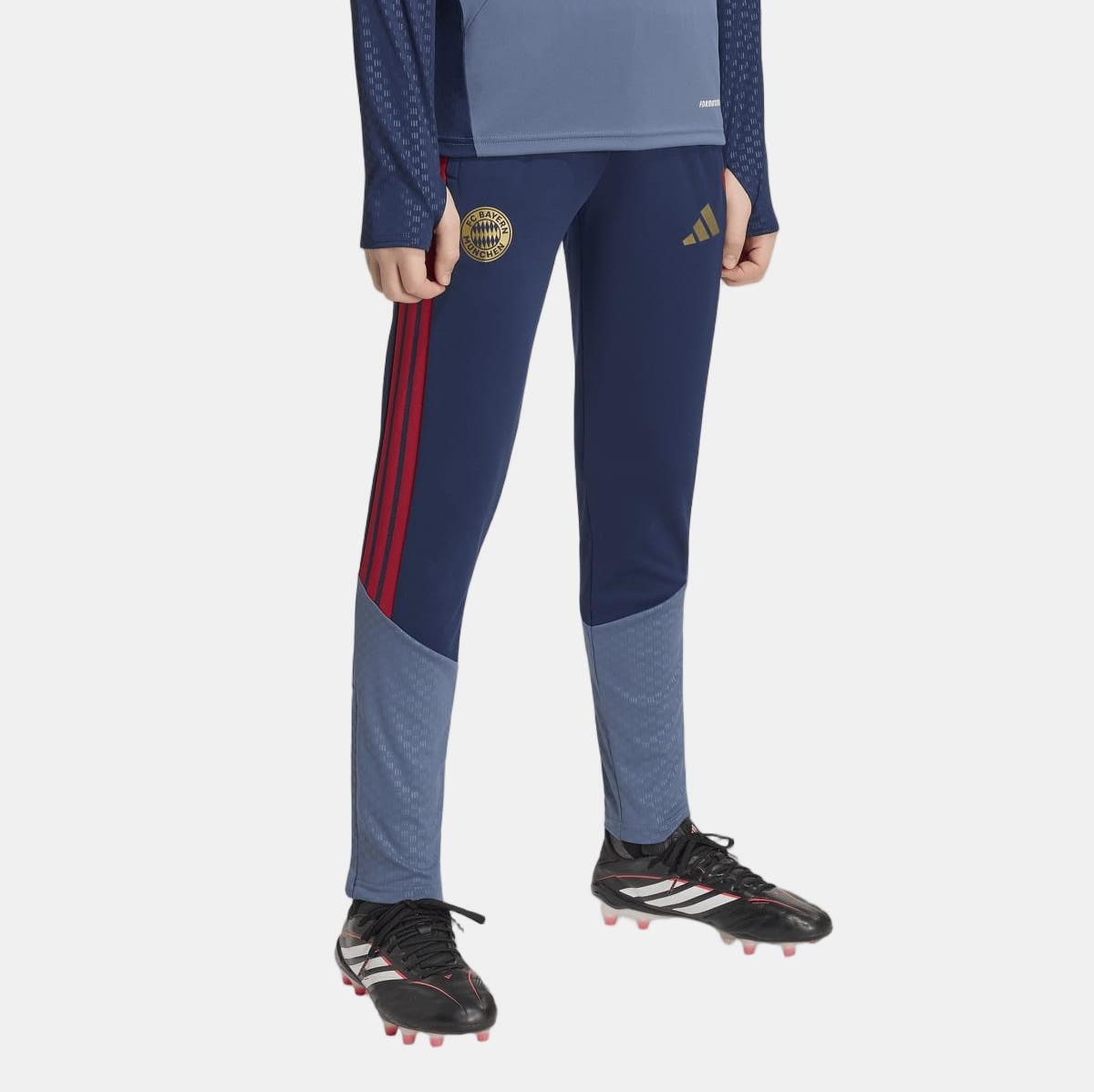 Calças de Criança FC Bayern Munich 2026-2027 Treino Azul-marinho-1