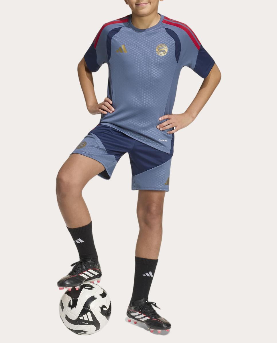 Calções de Criança FC Bayern Munich 2026-2027 Treino Azul-marinho-3