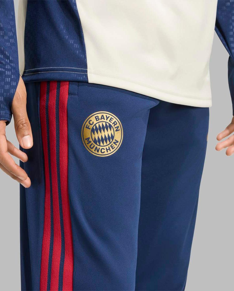 Calças de Homem FC Bayern Munich 2026-2027 Treino Azul-marinho-5
