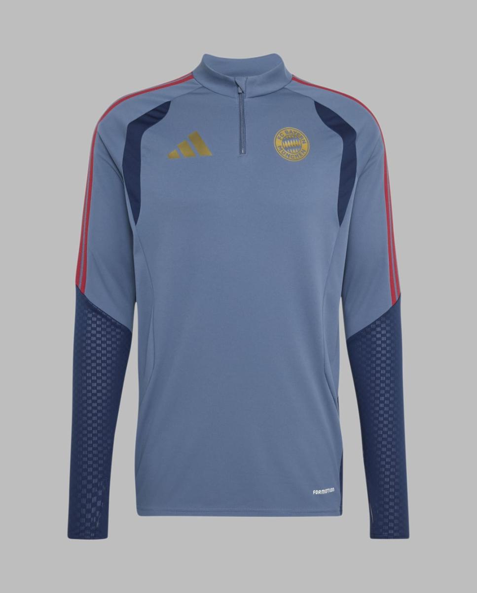 Sweatshirt de Homem FC Bayern Munich 2026-2027 Treino Zip Azul-marinho-7