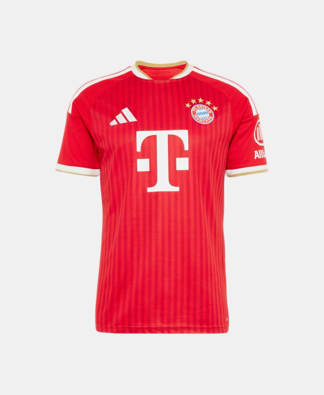 T-shirt de Homem 1.º Equipamento Bayern Munich 2026/2027 Vermelho / Branco-6