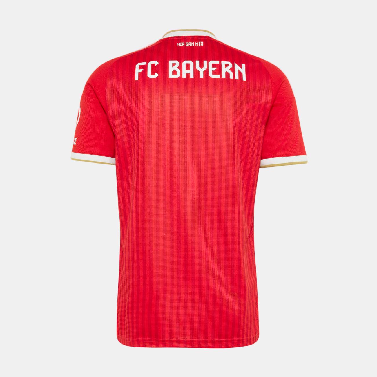 T-shirt de Homem 1.º Equipamento Bayern Munich 2026/2027 Vermelho / Branco-8