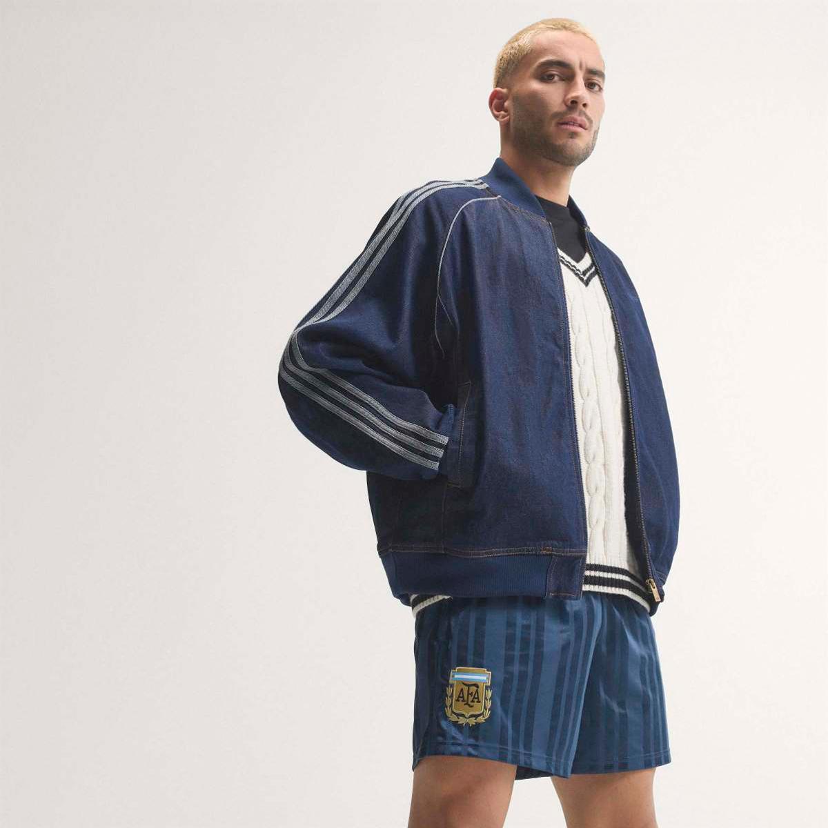 Calções de Homem Argentina EQT Azul-6