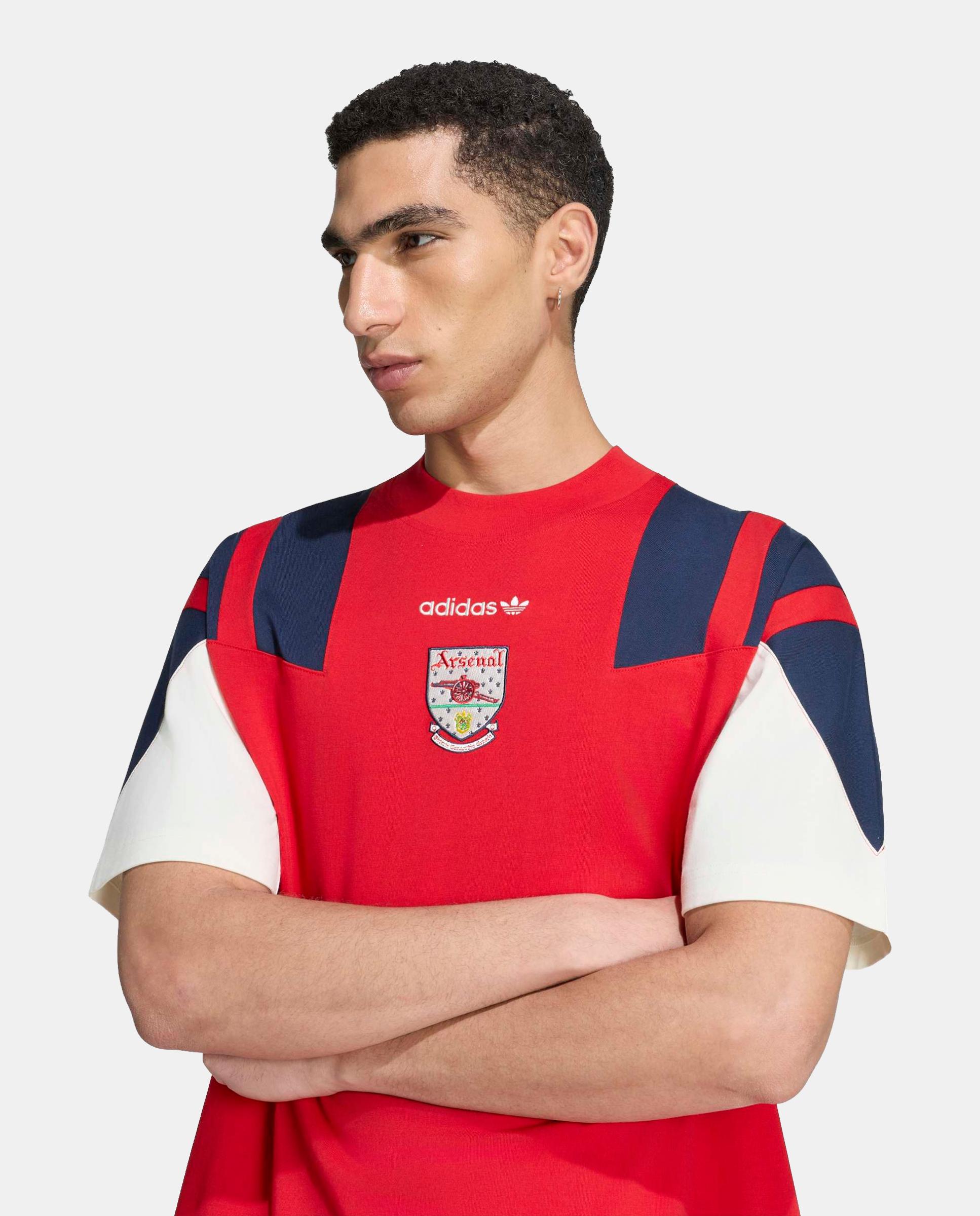 Camiseta De Hombre Eqt Arsenal Fc Adidas - Azul Azul-4