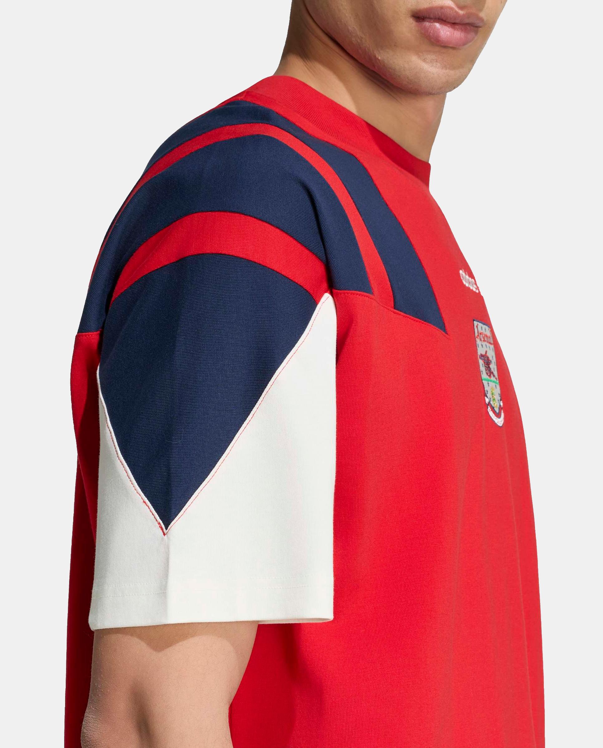 Camiseta De Hombre Eqt Arsenal Fc Adidas - Azul Azul-5