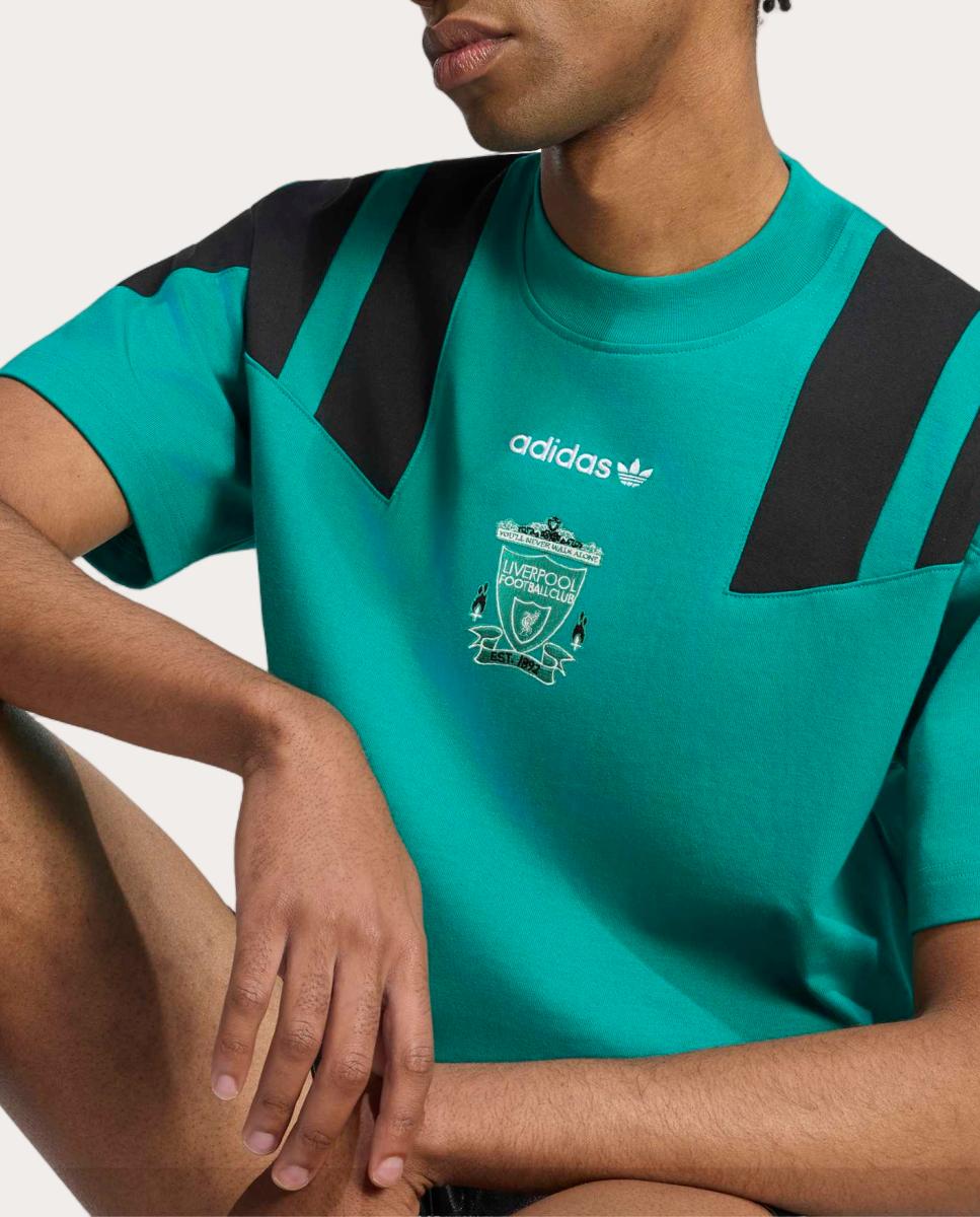 T-shirt de Homem Eqt Liverpool Fc Verde / Preto-5
