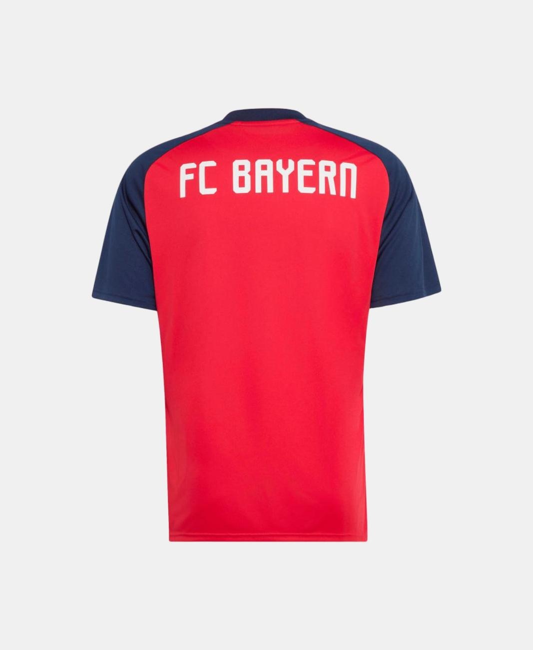 T-Shirt de Homem Prematch Bayern Munich 2026-2027 Adidas Vermelho-8