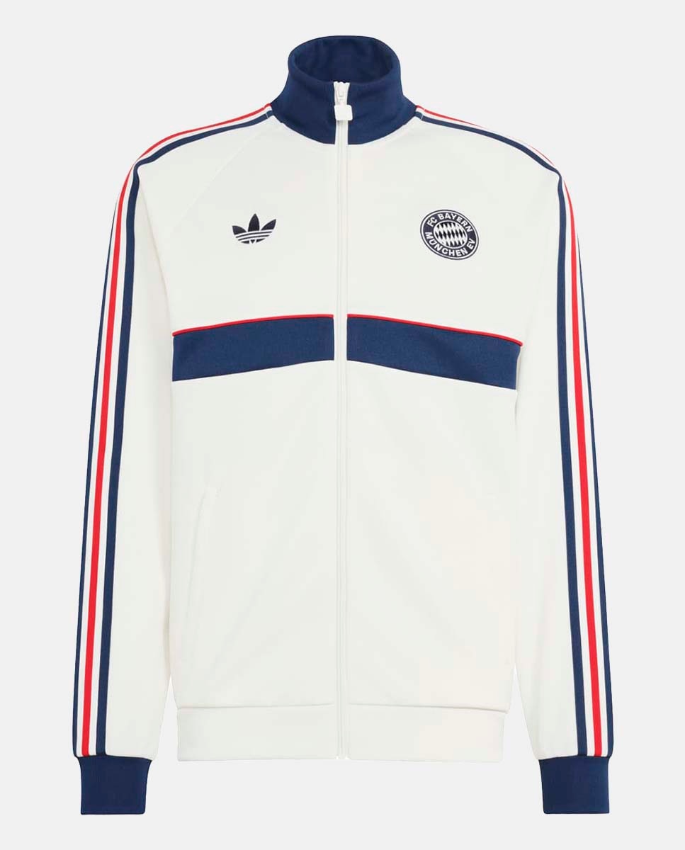 Casaco de Homem Originals Bayern Munich 2026-2027 Adidas Branco-3