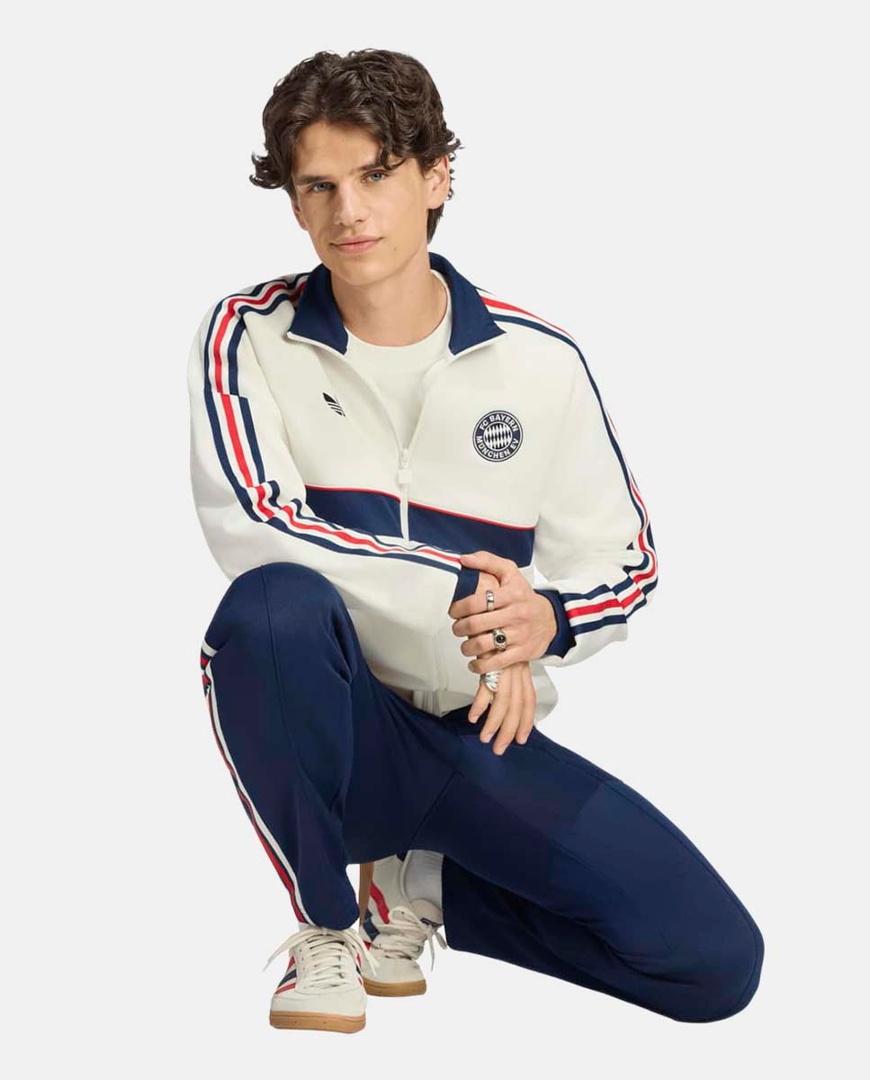 Casaco de Homem Originals Bayern Munich 2026-2027 Adidas Branco-5