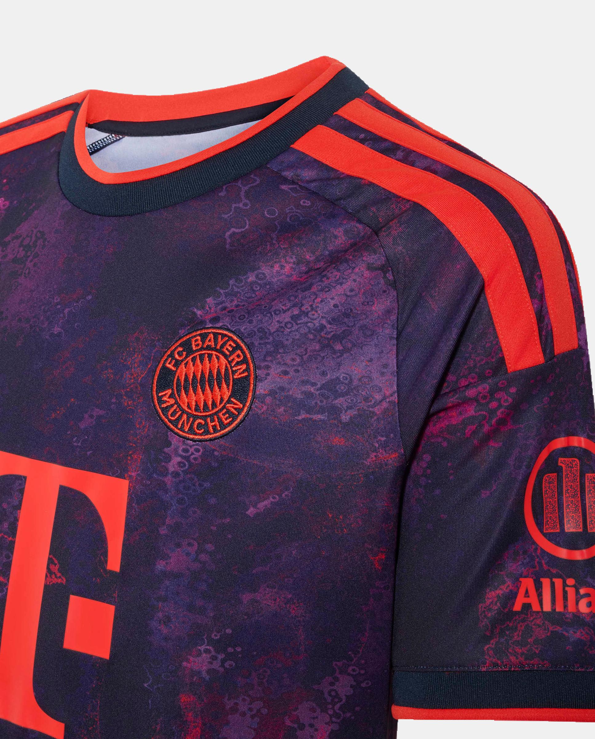 T-shirt de Criança 3.º Equipamento Bayern Munich 2026-2027 Multicolor-3